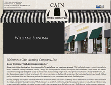 Tablet Screenshot of cainawning.com